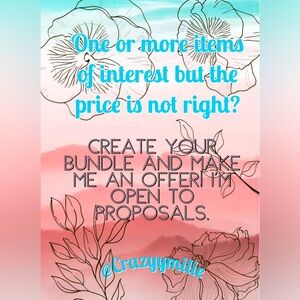 💲One or more items of interest but the price is not right?